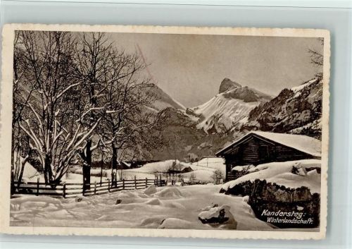 Kandersteg Winterlandschaft