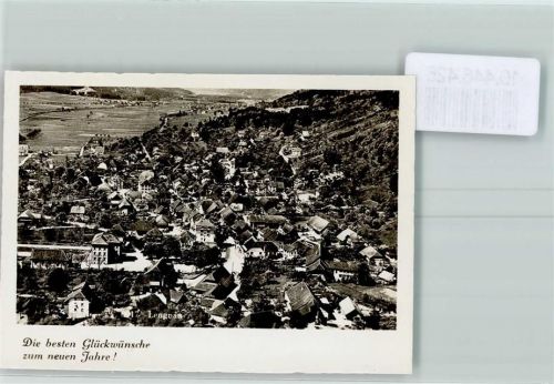 Lengnau BE Foto 10 cm x 7 cm , rückseitig Haftspuren Fliegeraufnahme