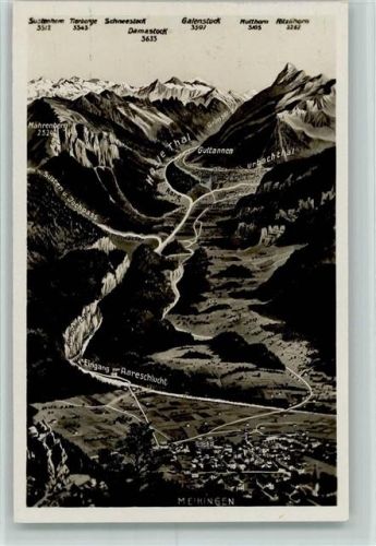 Meiringen 1935 Gesamtansicht