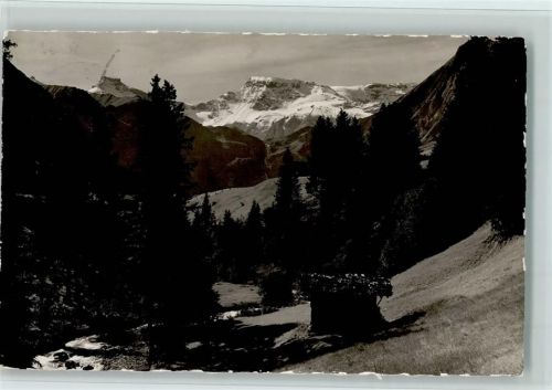 Adelboden BE Landschaft an der Engstligen im Boden Wildstrubel