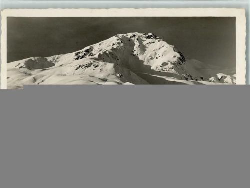 Arosa Bergkirchli mit Weisshorn Winteraufnahme