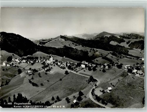 Schwellbrunn Kurort Flugaufnahme