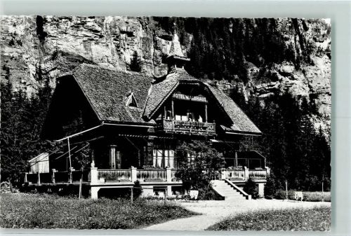 Kandersteg 1960 Hotel Waldhaus Gasternholz