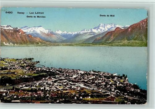 Vevey Lac Léman Dente de Morcles Dents du Midi