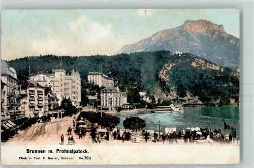 6440 Brunnen 1906 - Frohnalpstock Hotel Drossel