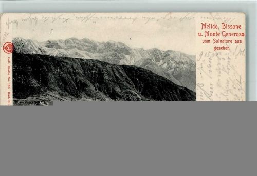 Melide 1904 Serie 14 San Salvator Bahn - offiz. Karte Nr. 3