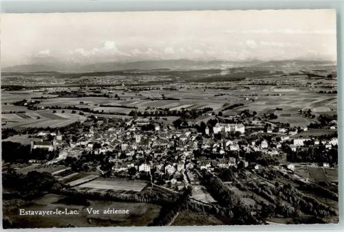 Estavayer-le-Lac Vue aerienne