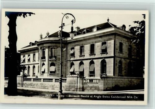 Vevey Bureaux Nestlé et Anglo Swiss Condensed Milk Co. Strassenlaterne