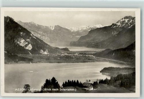 Aeschi b. Spiez Blick auf Interlaken