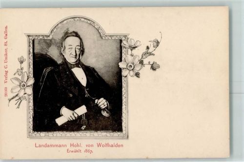 Wolfhalden Landammann Hohl. von Wolfhalden