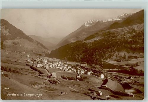 Airolo 1914 Airolo und le Campolungo