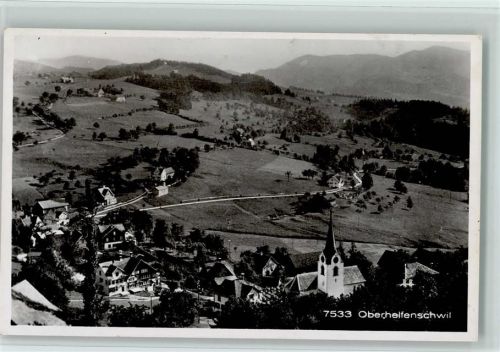 9621 Oberhelfenschwil - Panoramaansicht Kirche
