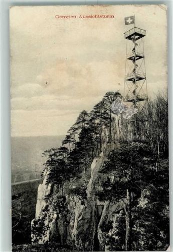 Gempen 1909 Aussichtsturm