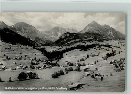 9657 Unterwasser - im Toggenburg mit Stoss Säntis Schafberg