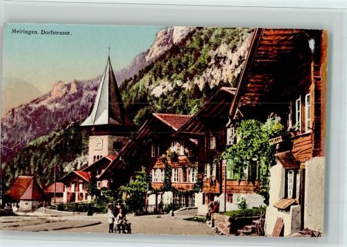 3860 Meiringen - Dorfstrasse Kirche