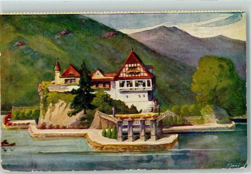 Vitznau 1914 Schloss Hohenfels sign. Jenny