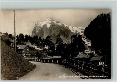 Grindelwald 1926 Wetterhorn Hotel Belvedere