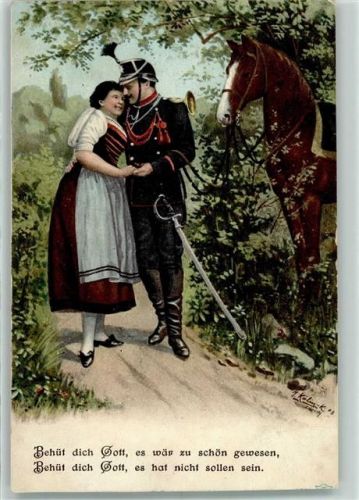 Soldatenliebe 1903 AK