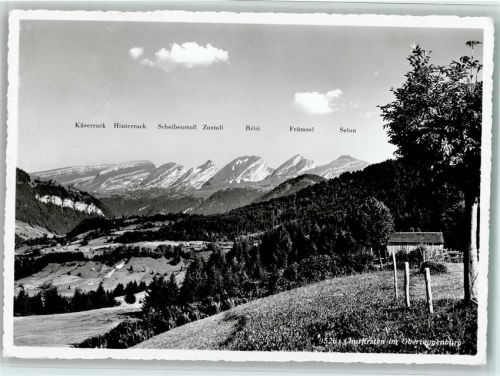 Churfirsten - Käserruck Hinterruck Scheibenstoll Zustoll Brisi Frümsel Selun