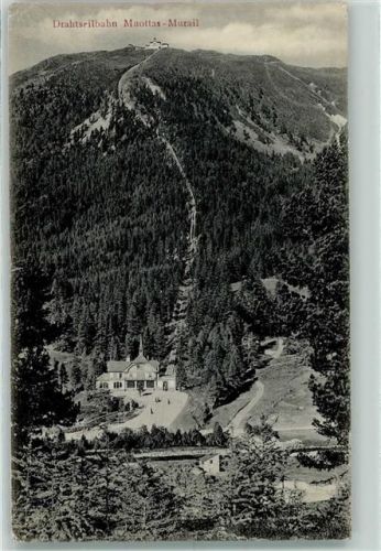 Punt Muragl 1906 Drahtseilbahn Bergbahn Muottas-Murail