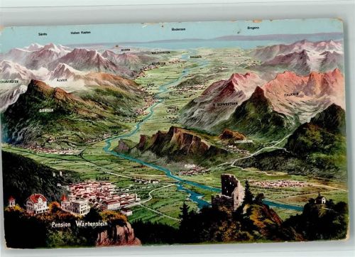 7310 Bad Ragaz - Rheintal-Bodensee Pension Wartenstein