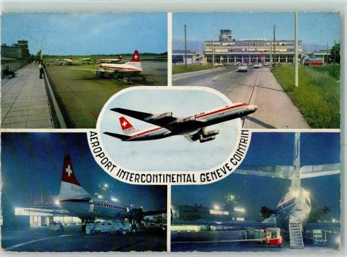 Genève 1967 Airport Flugzeug