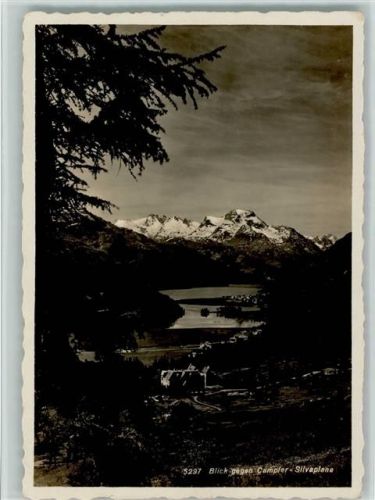 Silvaplana 1925 Blick gegen Campfer