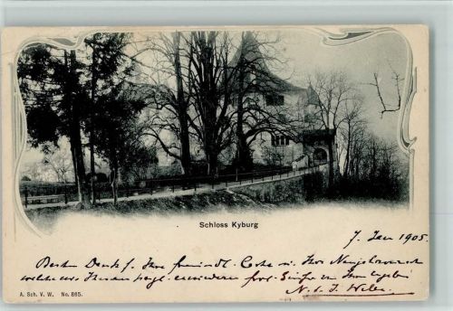 8314 Kyburg 1905 - Schloss Kyburg Schlosseingang