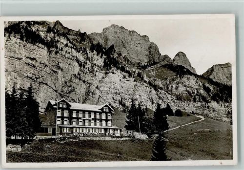 8880 Walenstadt 1904 - Alpenkurhaus Schrina Hochruck mit den Churfirsten