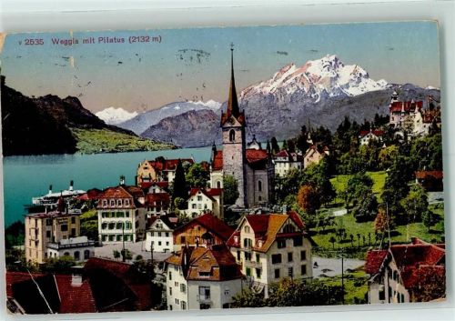 Weggis mit Pilatus