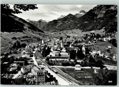 Schwanden GL Fliegeraufnahme