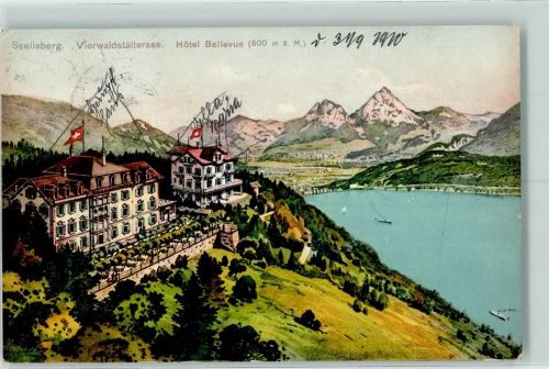Seelisberg 1910 Vierwaldstättersee Hotel Bellevue