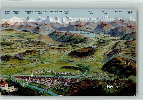 Bern 1915 Gesamtansicht