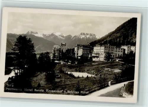 Pontresina Hotel Saratz Kronenhof und Schloss Hôtel