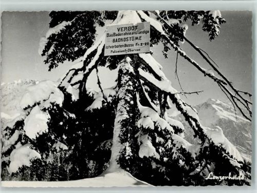 Lenzerheide/Lai Verbot Winter