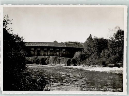 Hasle b. Burgdorf Holzbrücke
