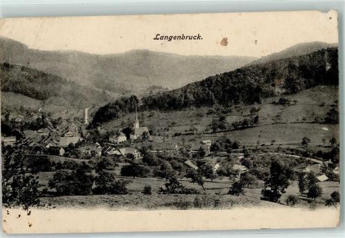 4438 Langenbruck 1913 Gebrauchsspuren