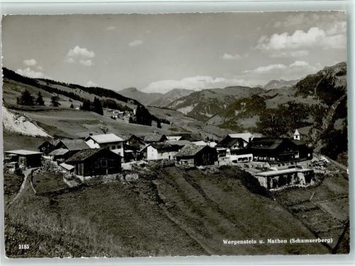 Casti-Wergenstein Wergenstein und Mathon Schamserberg