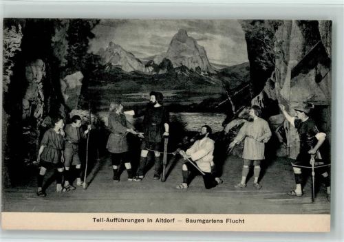 Altdorf UR Tell- Aufführungen Baumgartens Flucht