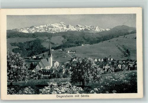 9113 Degersheim 1923 - mit Säntis