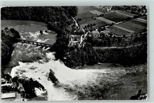 8212 Neuhausen am Rheinfall - Fliegeraufnahme Gasthaus Schloss Laufen