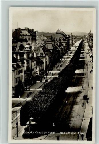 La Chaux-de-Fonds 1929 Verlag SG Nr.- 3005 - Rue Leopold Robert