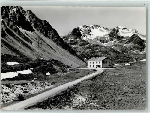 Albula - Albula-Hospiz mit Piz Piramida