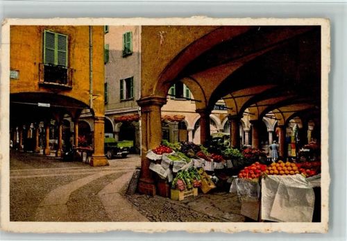 Lugano Portici di Via Pessina Markthalle