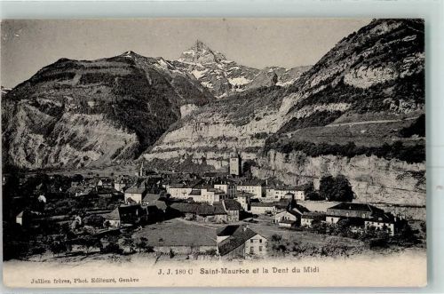 St-Maurice 1909 Dent du Midi