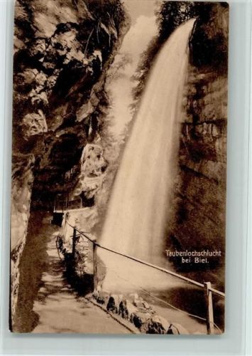 Bözingen Taubenlochschlucht, Wasserfall