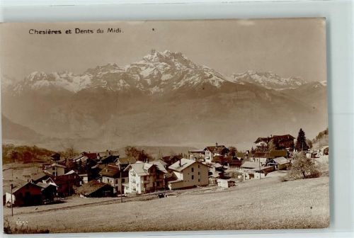 Chesières 1923 et Dents du Midi