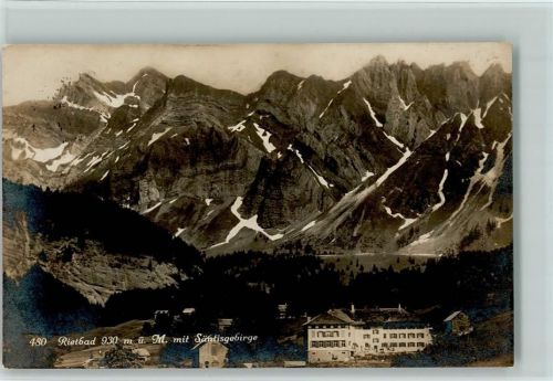 9651 Rietbad 1929 - mit Säntisgebirge