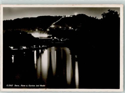 Bern Aare bei Nacht