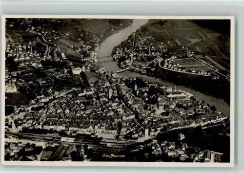 8200 Schaffhausen Sciaffusa - Bahnhof Luftaufnahme